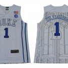 Men's Youth Zion Williamson Duke Blue Devils White College Basketball Jersey Stitched