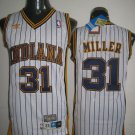 Mitchell and Ness Pacers #31 Reggie Miller White Stitched Throwback Basketball Jersey