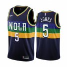New Orleans Pelicans #5 Herbert Jones 202223 Navy City Edition Stitched Basketball Jersey
