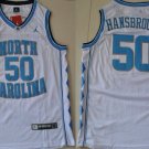 North Carolina Tar Heels #50 Tyler Hansbrough White Swingman Jersey