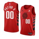Portland Trail Blazers #00 Gary Payton II 202223 Red Statement Edition Swingman Stitched Jersey