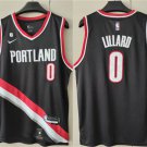 Portland Trail Blazers #0 Damian Lillard Black Jersey