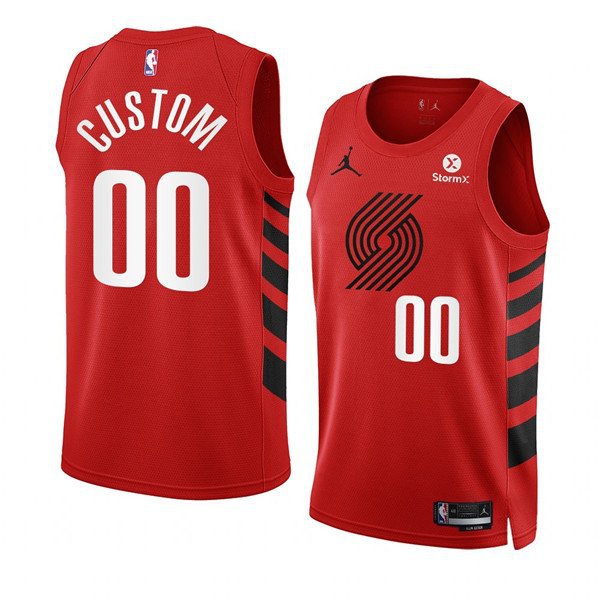 Portland Trail Blazers Active Player Custom 202223 Red Statement Edition Swingman Stitched Jersey