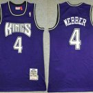 Sacramento Kings #4 Chris Webber Purple Hardwood Classics Soul Swingman Stitched Throwback Jersey