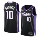 Sacramento Kings #10 Domantas Sabonis Black 202324 Association Edition Stitched Basketball Jersey