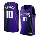 Sacramento Kings #10 Domantas Sabonis Purple 202324 Statement Edition Stitched Basketball Jersey
