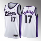 Sacramento Kings #17 Kessler Edwards White 202324 Association Edition Stitched Basketball Jersey