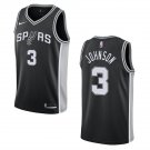 San Antonio Spurs #3 Keldon Johnson Black Swingman Icon Edition Jersey