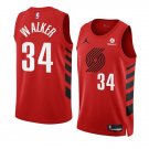Trail Blazers #34 Jabari Walker 2022-23 Red Statement Edition Swingman Stitched Jersey