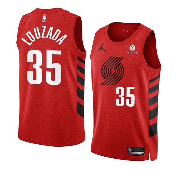 Trail Blazers #35 Didi Louzada 2022-23 Red Statement Edition Swingman Stitched Jersey