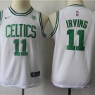 Youth Boston Celtics Kyrie Irving White Kids Basketball Jersey Embroidered