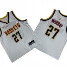 Youth Denver Nuggets #27 Jamal Murray White Stitched Basketball Jersey