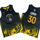 Youth Golden State Warriors #30 Stephen Curry Black City EditionStitched Basketball Jersey