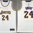 Youth Los Angeles Lakers #24 Kobe Bryant White Stitched Basketball Jersey