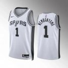 Youth San Antonio Spurs #1 Victor Wembanyama White 202223 Association Edition Stitched Jersey