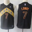 Youth Toronto Raptors Kyle Lowry Black City Edition Kids Basketball Jersey Embroidered