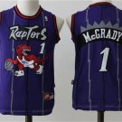 Youth Toronto Raptors Tracy McGrady Purple Kids Basketball Jersey Embroidered
