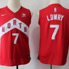 Youth Toronto Raptors Kyle Lowry Red Earned Edition Kids Jersey Stitched