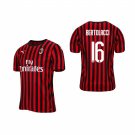 AC Milan Home Red Andrea Bertolacci Soccer Jersey