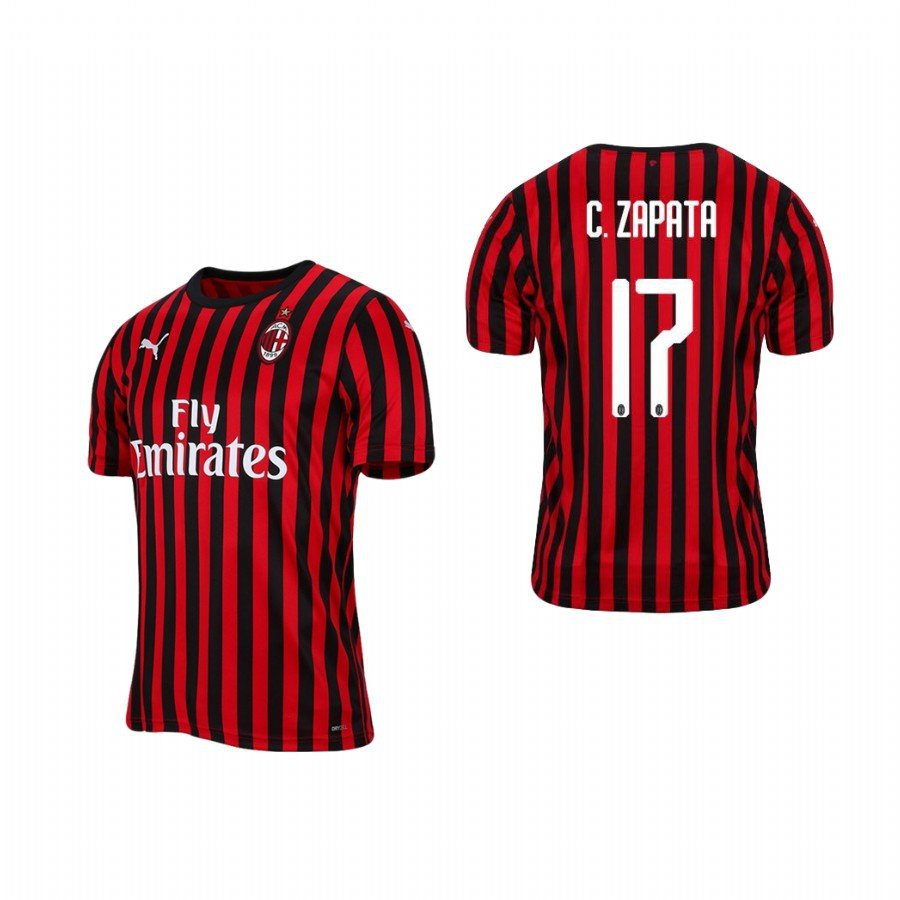 AC Milan Home Red Cristian Zapata Soccer Jersey