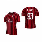 AC Milan Home Red Diego Laxalt Soccer Jersey