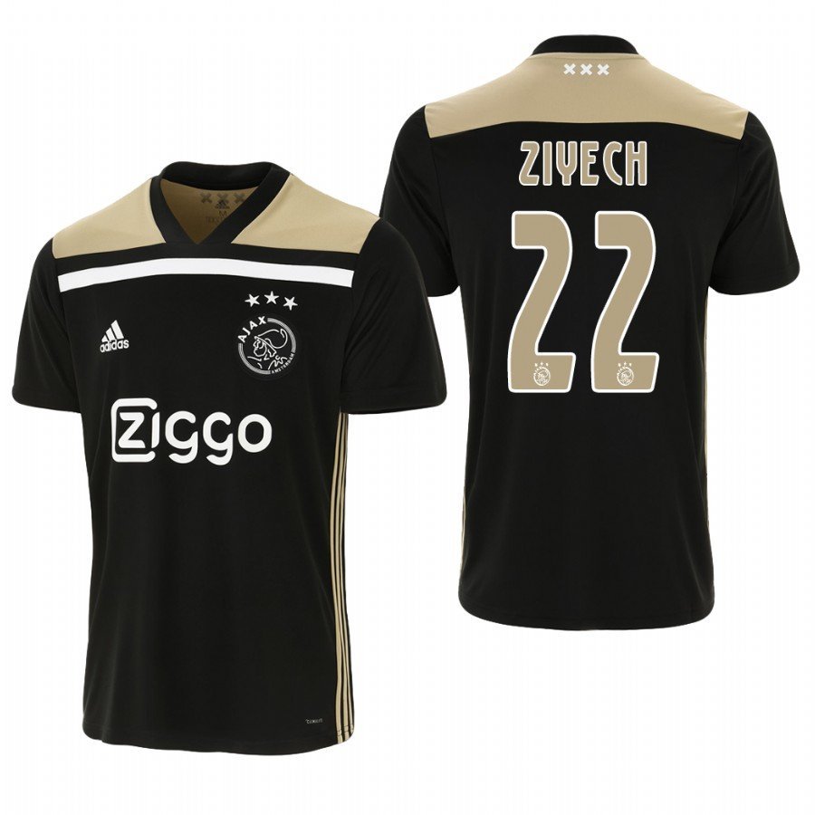 Ajax Amsterdam Away Black Hakim Ziyech Soccer Jersey