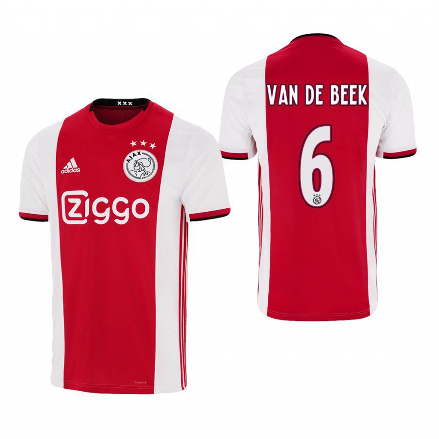 Ajax Amsterdam Home Donny van de Beek Soccer Jersey