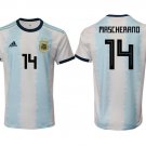 Argentina National Team Home Blue Javier Mascherano Jersey