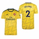 Arsenal #2 Hector Bellerin Away Yellow Jersey