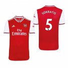 Arsenal #5 Sokratis Papastathopoulos Home Red Jersey