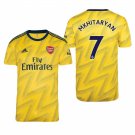 Arsenal #7 Henrikh Mkhitaryan Away Yellow Jersey