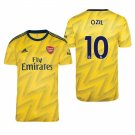 Arsenal #10 Mesut Ozil Away Yellow Jersey