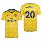 Arsenal #20 Shkodran Mustafi Away Yellow Jersey