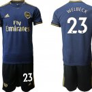 Arsenal Danny Welbeck Away Blue Jersey Shorts Sets