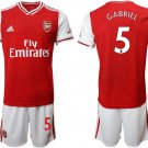 Arsenal Gabriel Home Red Jersey Shorts Sets