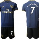 Arsenal Henrikh Mkhitaryan Away Blue Jersey Shorts Sets