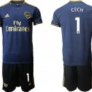 Arsenal Petr Cech Away Blue Jersey Shorts Sets