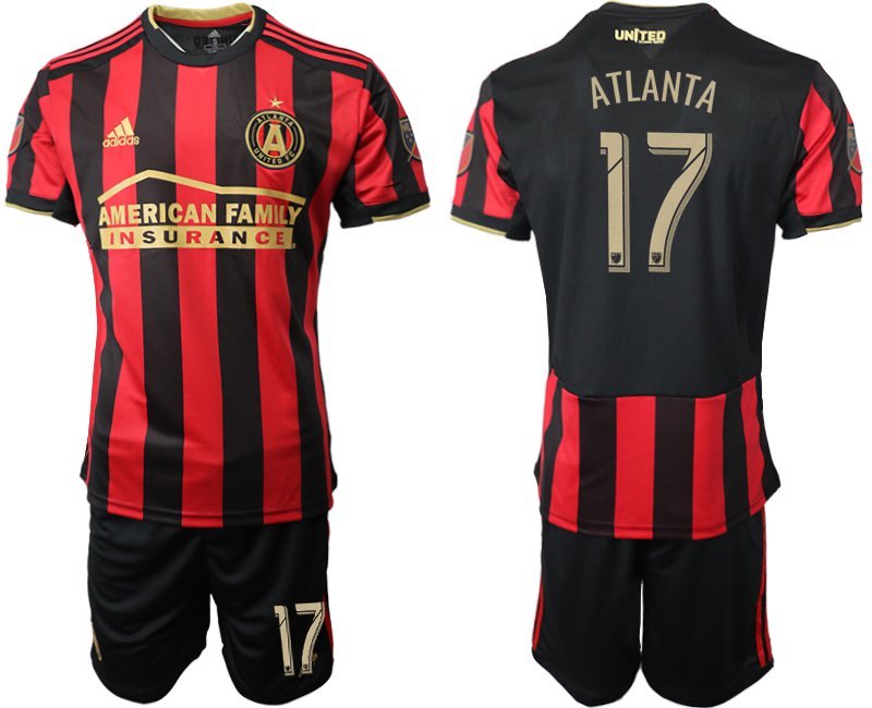 Atlanta United Home Red Atlanta Jersey Shorts Soccer Sets