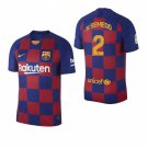 Barcelona #2 Nelson Semedo Blue Red Home Jersey
