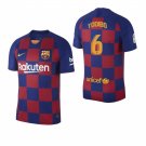 Barcelona #6 Jean-Clair Todibo Blue Red Home Jersey