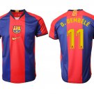Barcelona Home Blue Ousmane Dembele Throwback Soccer Jersey