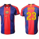 Barcelona Home Blue Samuel Umtiti Throwback Soccer Jersey
