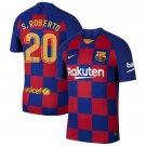 Barcelona Home Blue Sergi Roberto Soccer Jersey