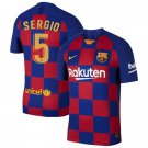 Barcelona Home Blue Sergio Busquets Soccer Jersey