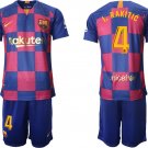 Barcelona Home Ivan Rakitic Jersey Shorts Soccer Sets