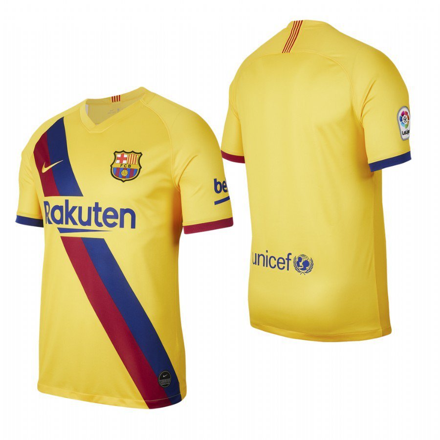 Barcelona Yellow Stadium Away Team Jersey