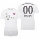 Bayern Munich #00 Custom Away White Jersey