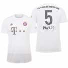 Bayern Munich #5 Benjamin Pavard Away White Jersey