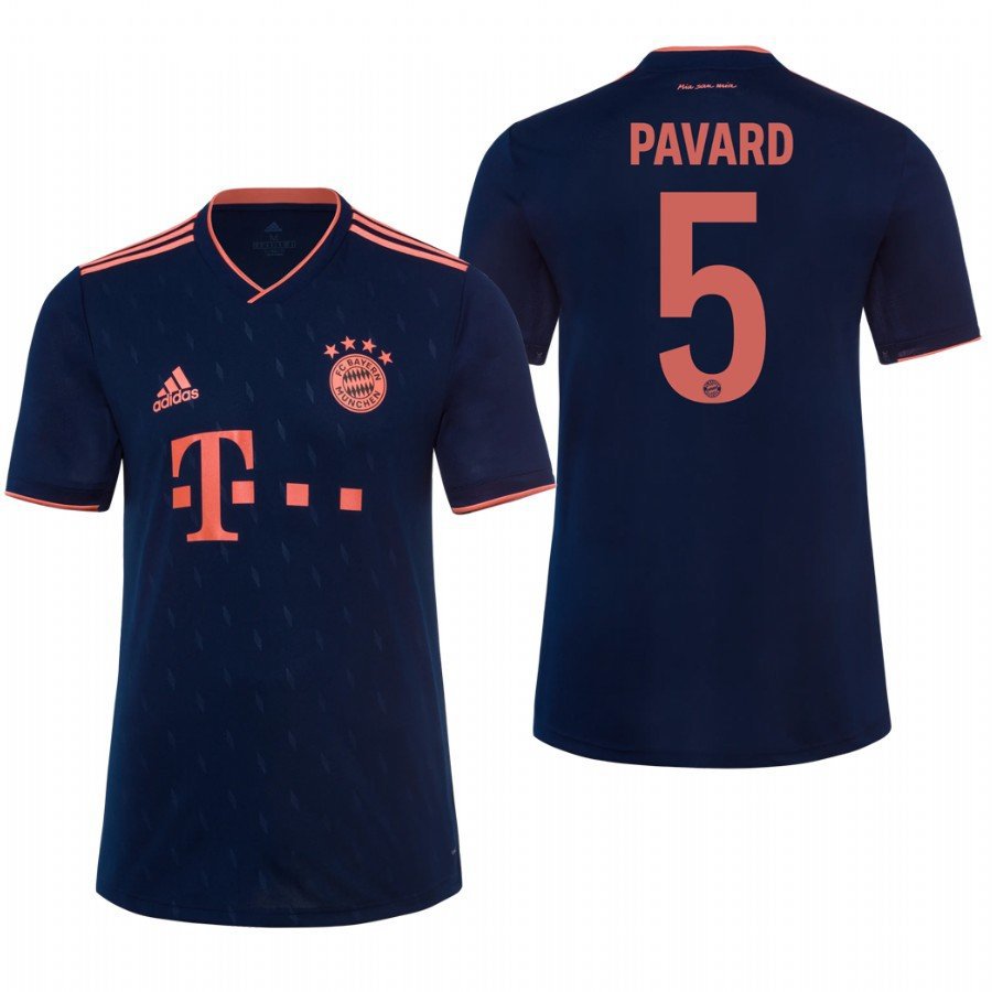 Bayern Munich #5 Benjamin Pavard Third Navy Jersey