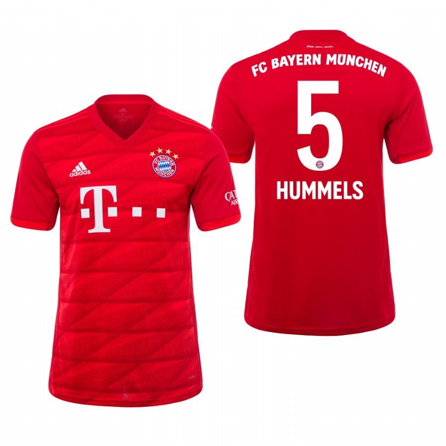 Bayern Munich #5 Mats Hummels Home Red Jersey
